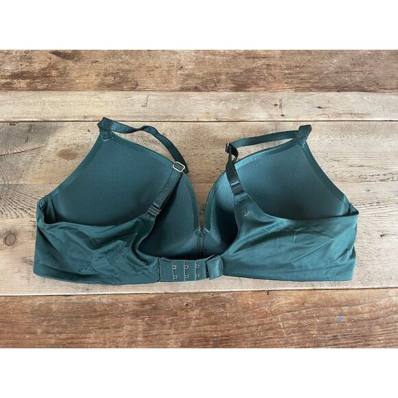Victoria's Secret Dark Forest Green 36C So Obsessed Smooth Wireless Push Up Bra - Picture 2 of 2